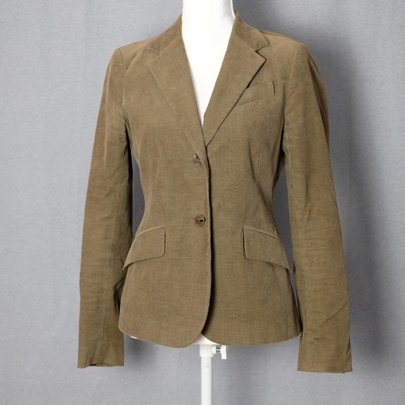 Zara Moss Fitted Corduroy Blazer / Jacket - Picture 2 of 8